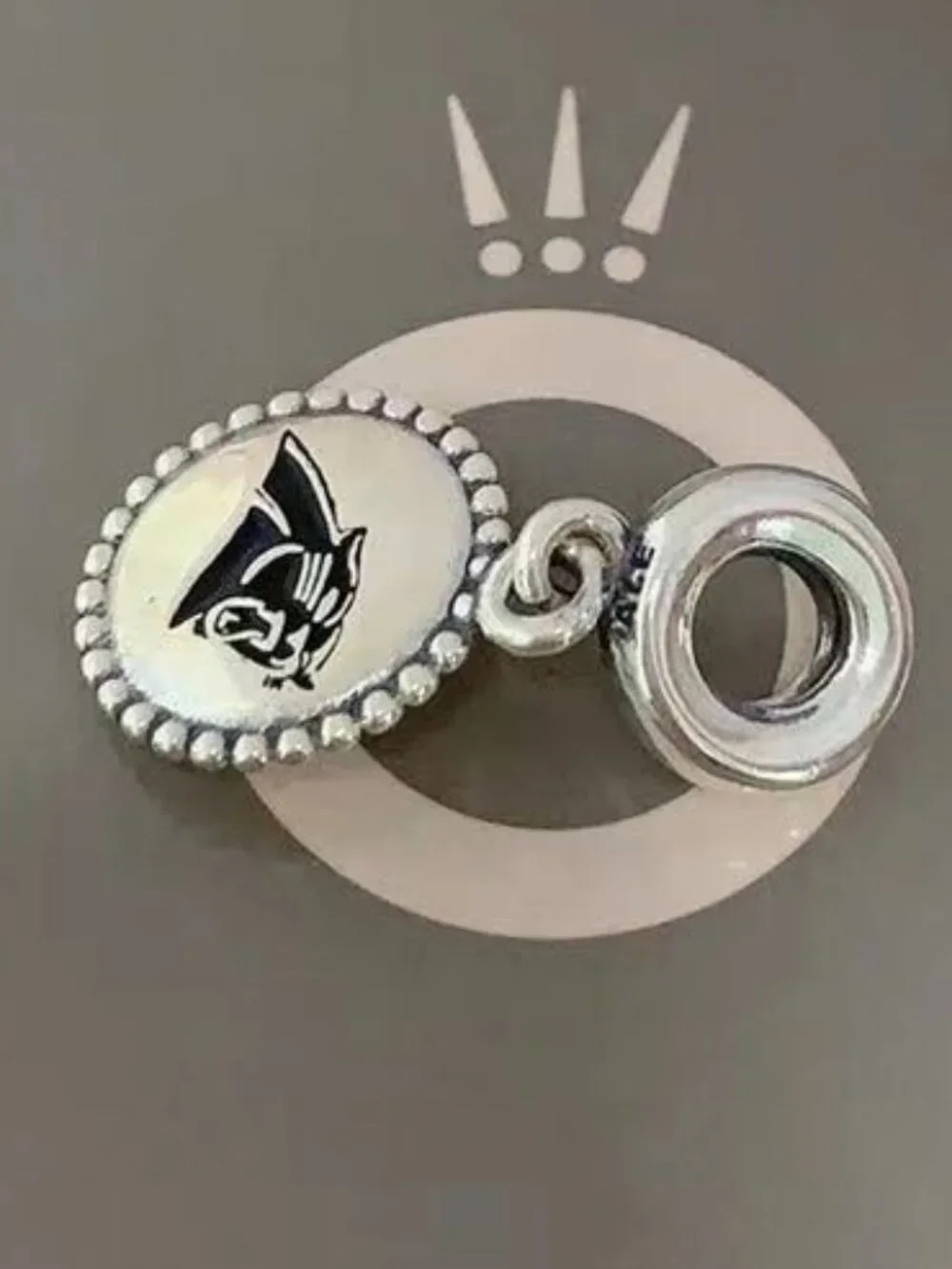 Pandora Carolina Panthers Charm Pendant|S925 Sterling Silver Jewelry